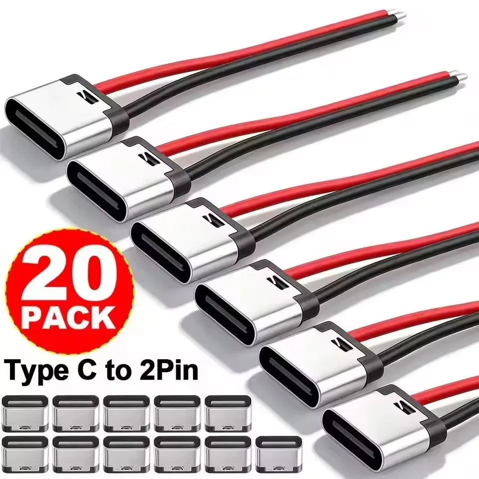 Usb Hub - 5～20個入り Type-C 2ピン はんだ付け式 防水 USB-C