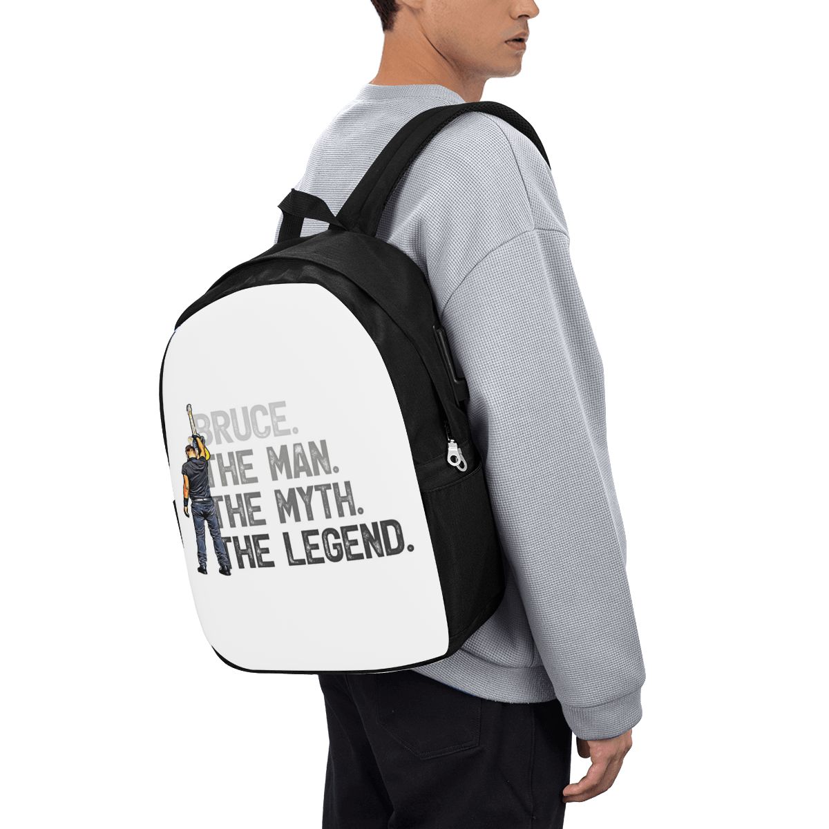 Laptop Bag - ブルース・スプリングスティーン バックパック トラベルノートブックバッグ コンピューター 大学生 スクールバッグ