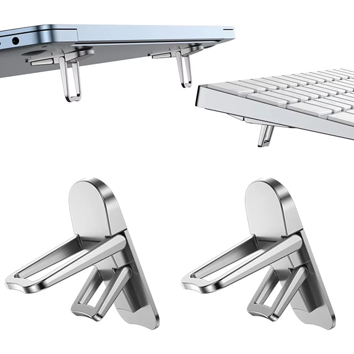 Laptop Stand - ミニポータブルレッグスラップトップスタンドホルダー Macbook Huawei Samsung Xiaomi Dell