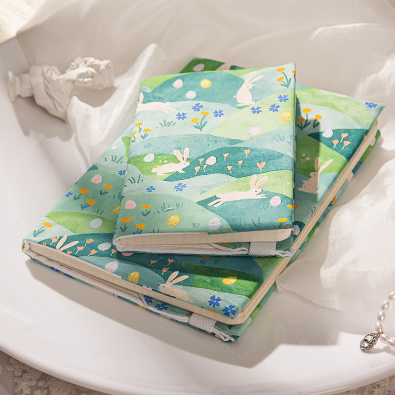 Laptop Sleeve - Fromthenon A5A6布製ブックカバー、多様なスタイル、可愛い動物や花柄のヴィンテージノートスリーブ、再利用可能なブックプロテクター