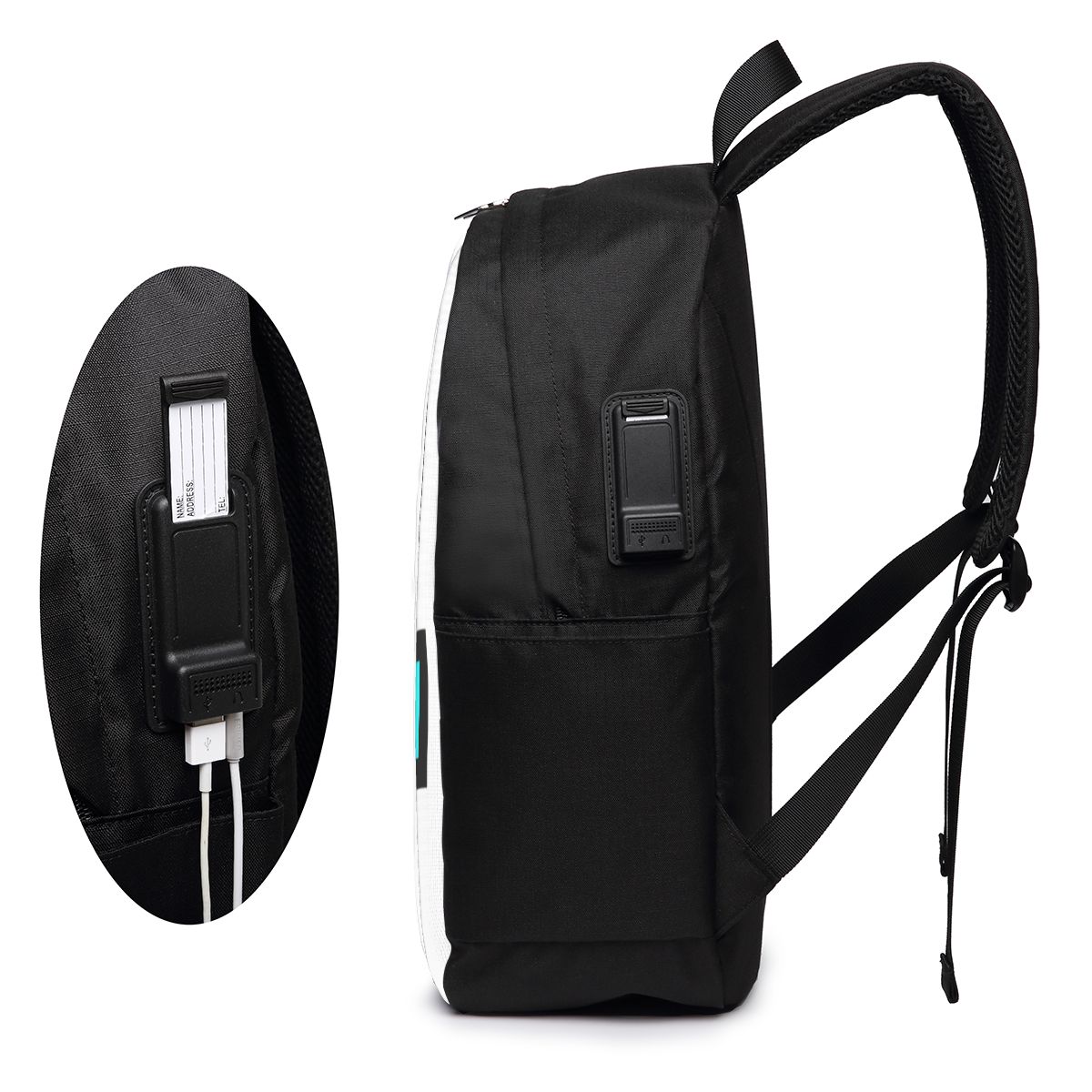 ビデオゲーム ジオメトリーダッシュ バックパック トラベルノ - Laptop Bag のレビューと価格
