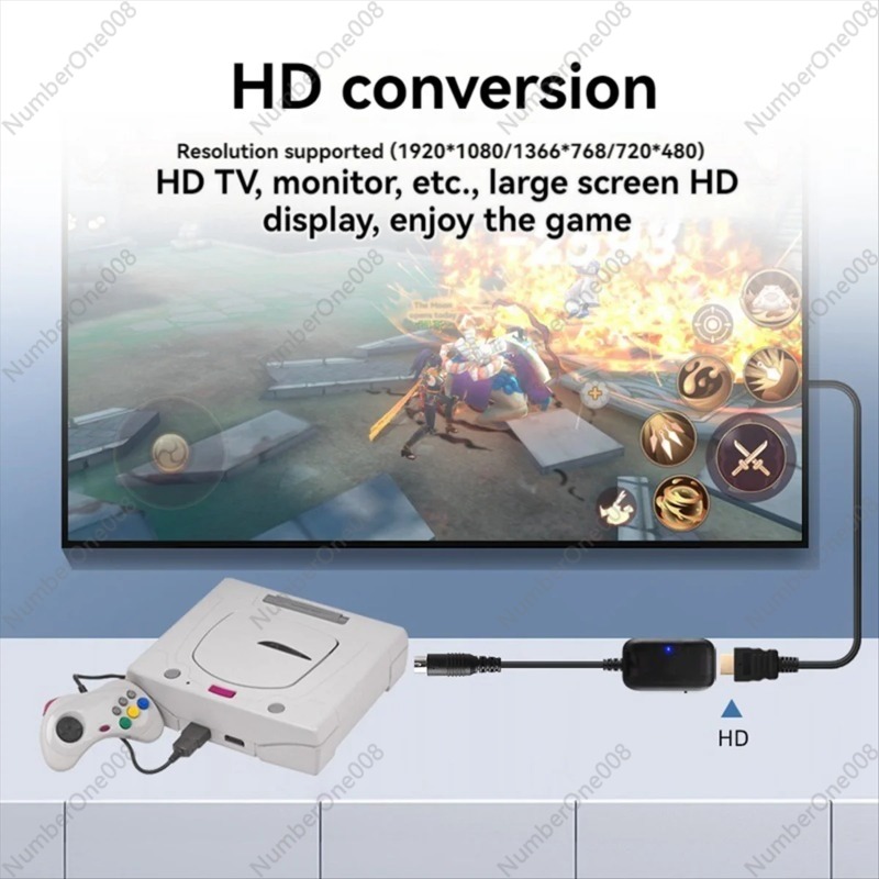 セガサターンゲームコンソール用HDMIコンバーターケーブルH - Hdmi Cable のレビューと価格