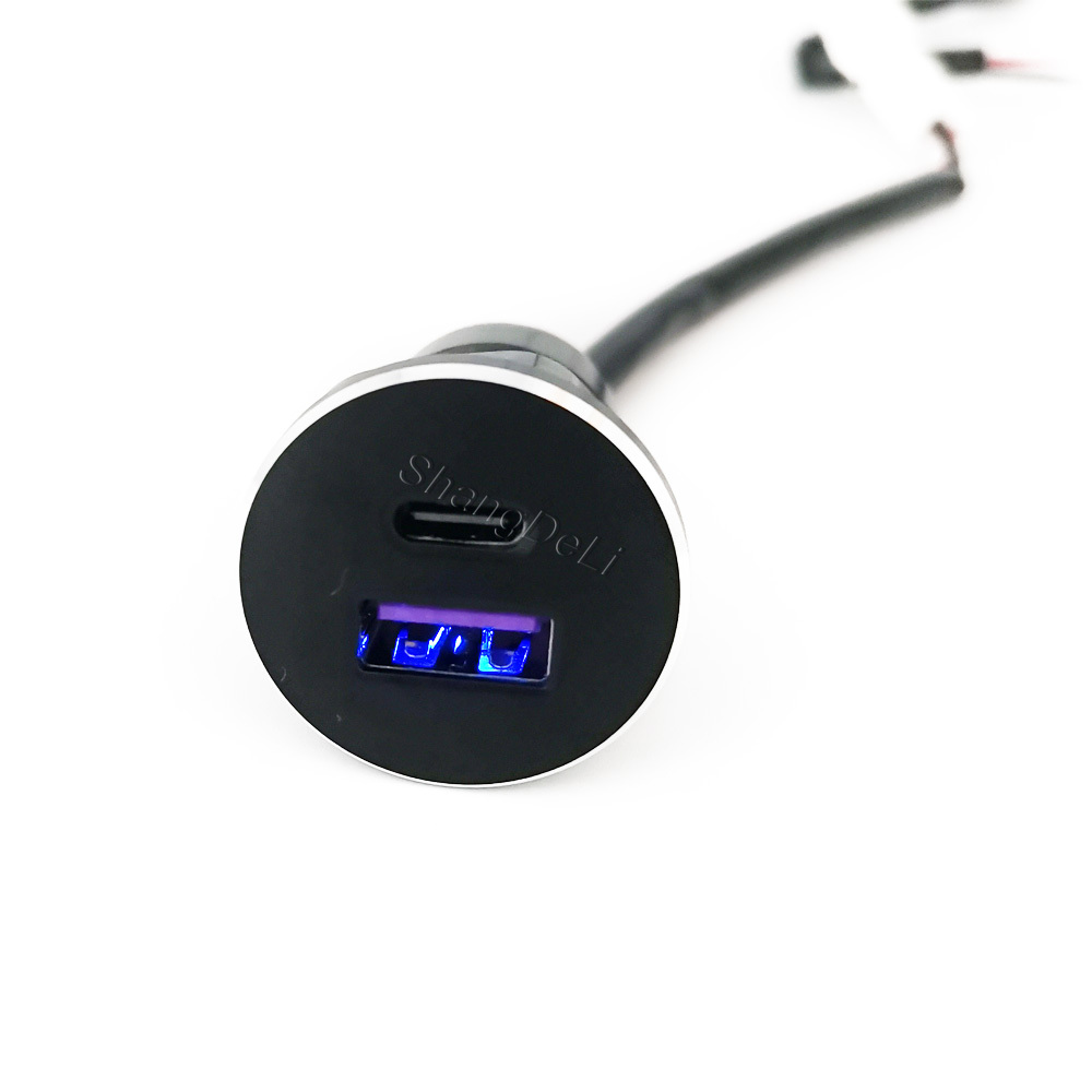 1PC車載デュアルUSBコンセント充電器ソケットシガーライタ - Usb C Hub のレビューと価格