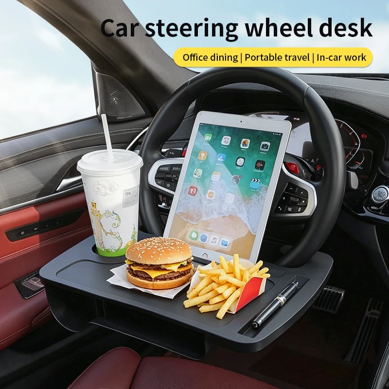 多機能カーラップトップデスクスタンド。折りたたみ式のステアリ - Laptop Stand のレビューと価格