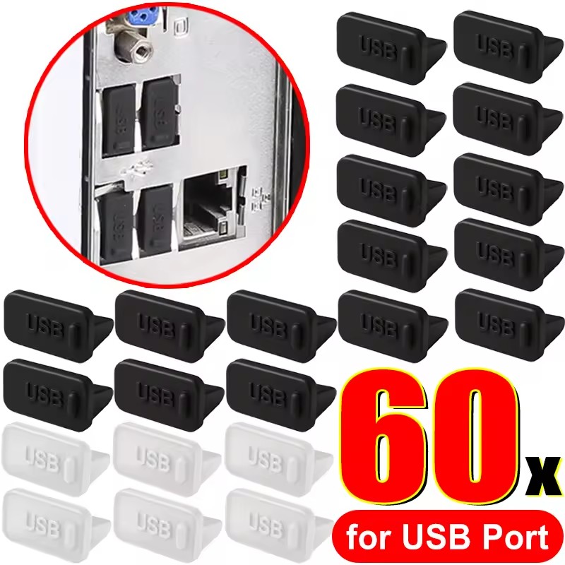 USB-A充電ポート用ダストプラグ カバーキャップ メスジャ - Usb Hub のレビューと価格