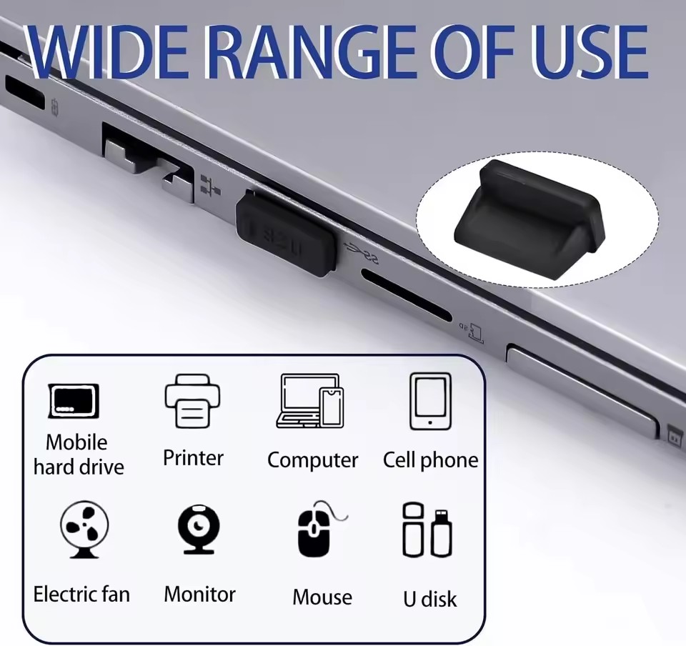 USB-A充電ポート用ダストプラグ カバーキャップ メスジャ - Usb Hub のレビューと価格